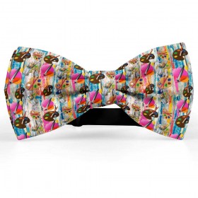 Papion personalizat, design Pictor - "Explozie de culori"